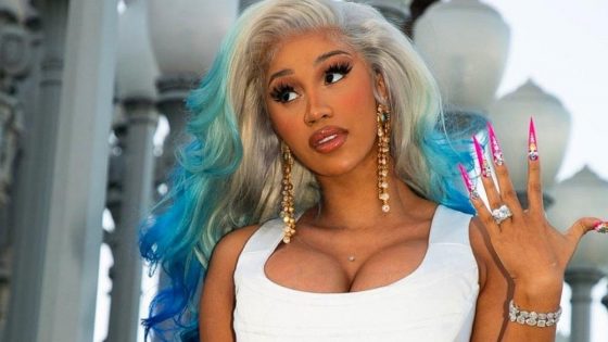 Cardi B Face Tattoo