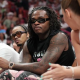 gunna sitting courtside