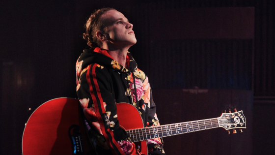 Chase Bell with guitar